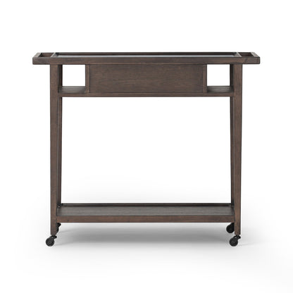 Four Hands - Dorrit Bar Cart - Brown Oak - 245352-001 view 6