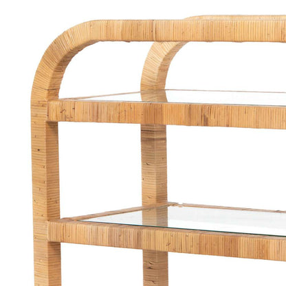 Four Hands - Dory Bar Cart - Wrapped Honey Rattan - 224319-001 veiw 9