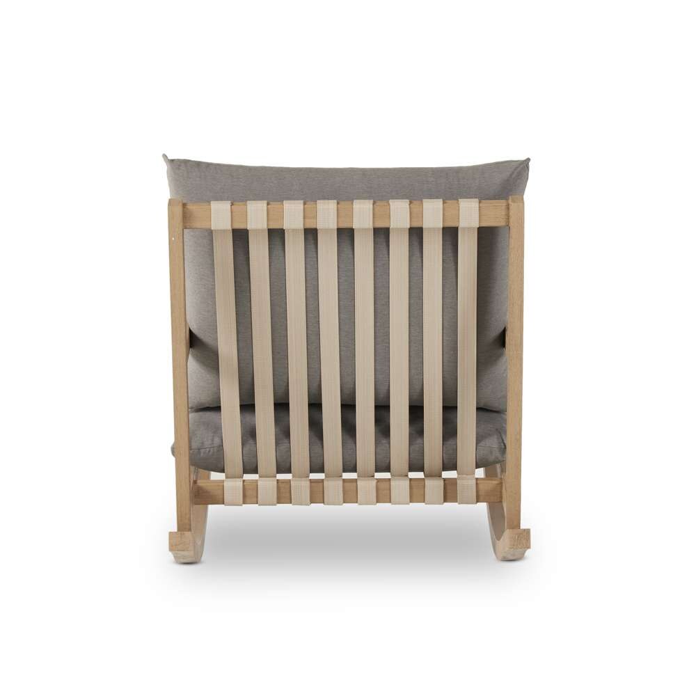 Four Hands - Duvall - Aiken Outdoor Rocking Chair-Charcoal - 235140-001 veiw 2