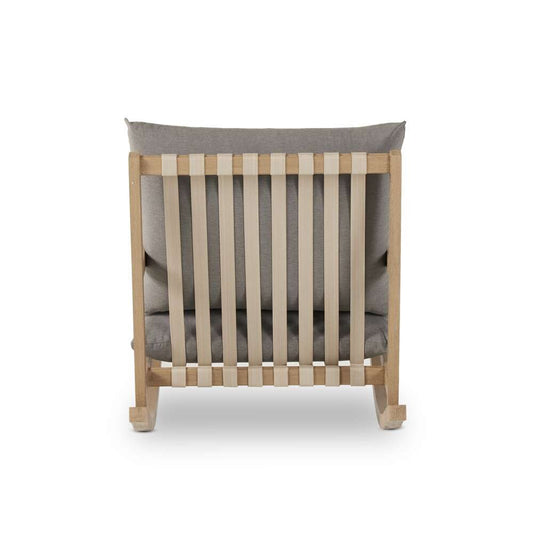 Four Hands - Duvall - Aiken Outdoor Rocking Chair-Charcoal - 235140-001 veiw 2
