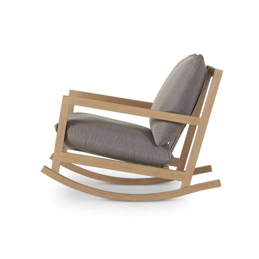 Four Hands - Duvall - Aiken Outdoor Rocking Chair-Charcoal - 235140-001 veiw 8