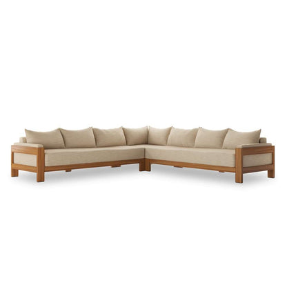 Four Hands - Duvall - Chapman Outdoor 3pc Sectional-Casa Cream - 238768-001 veiw 1