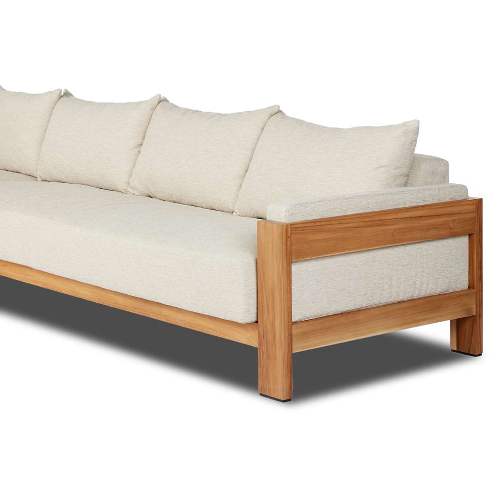 Four Hands - Duvall - Chapman Outdoor 3pc Sectional-Casa Cream - 238768-001 veiw 2
