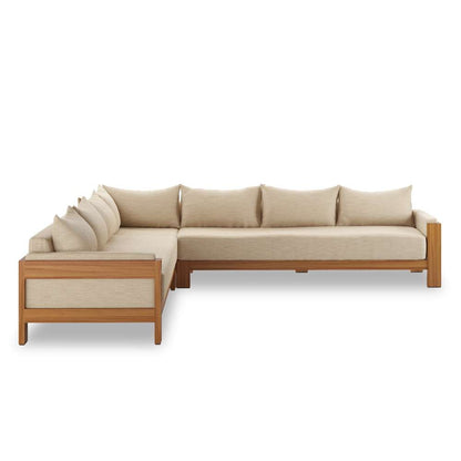 Four Hands - Duvall - Chapman Outdoor 3pc Sectional-Casa Cream - 238768-001 veiw 4