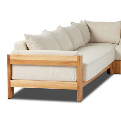Four Hands - Duvall - Chapman Outdoor 3pc Sectional-Casa Cream - 238768-001 veiw 8