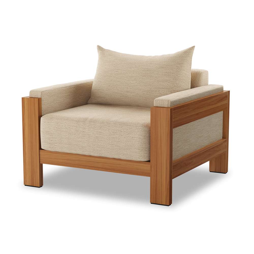 Four Hands - Duvall - Chapman Outdoor Chair-Casa Cream - 236814-003 veiw 1