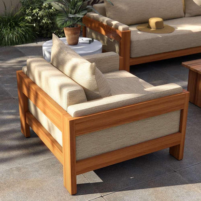 Four Hands - Duvall - Chapman Outdoor Chair-Casa Cream - 236814-003 veiw 3