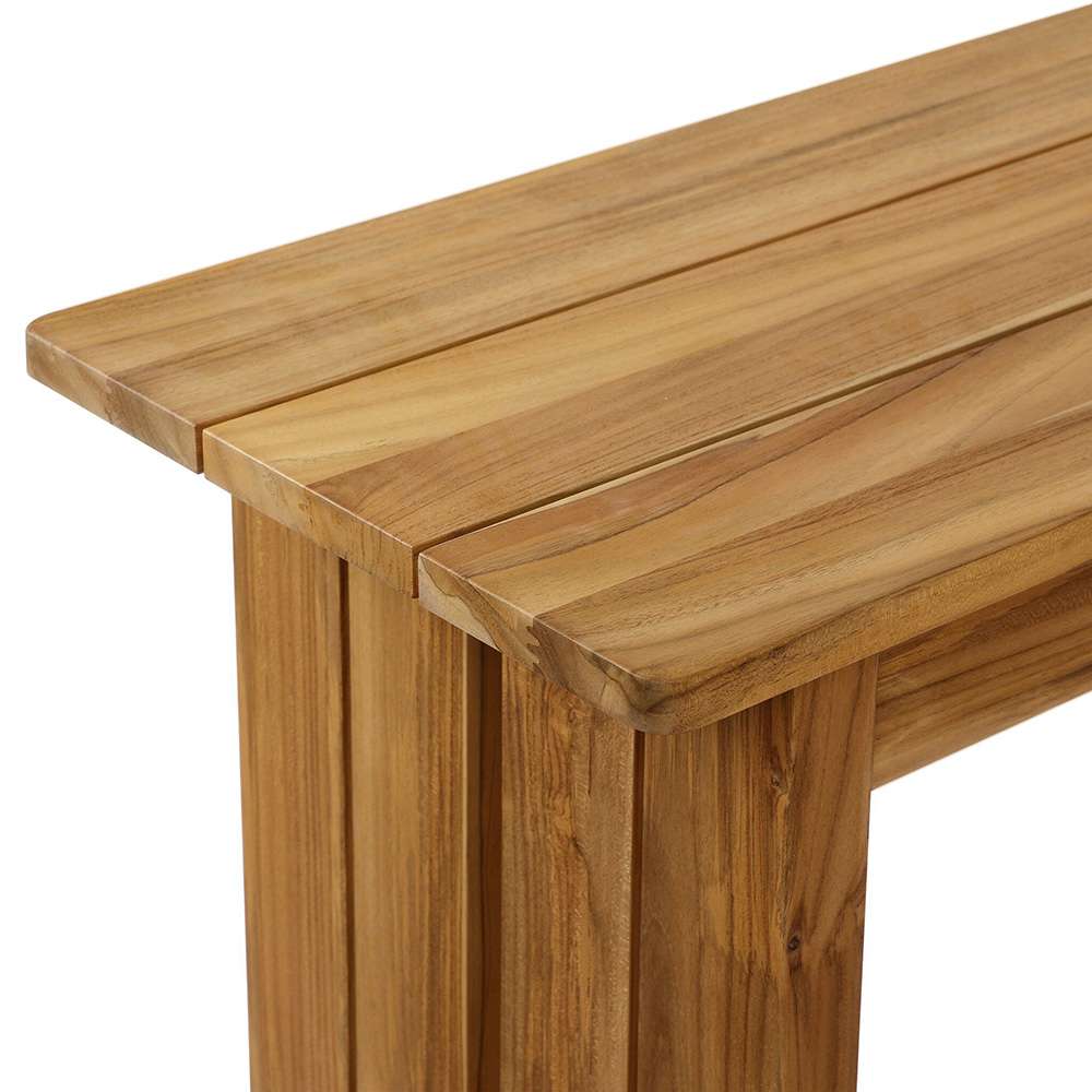 Four Hands - Duvall - Chapman Outdoor Console Table - Natural Teak - FSC - 241699-001 veiw 5