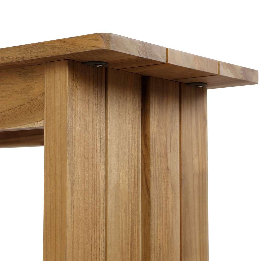 Four Hands - Duvall - Chapman Outdoor Console Table - Natural Teak - FSC - 241699-001 veiw 7