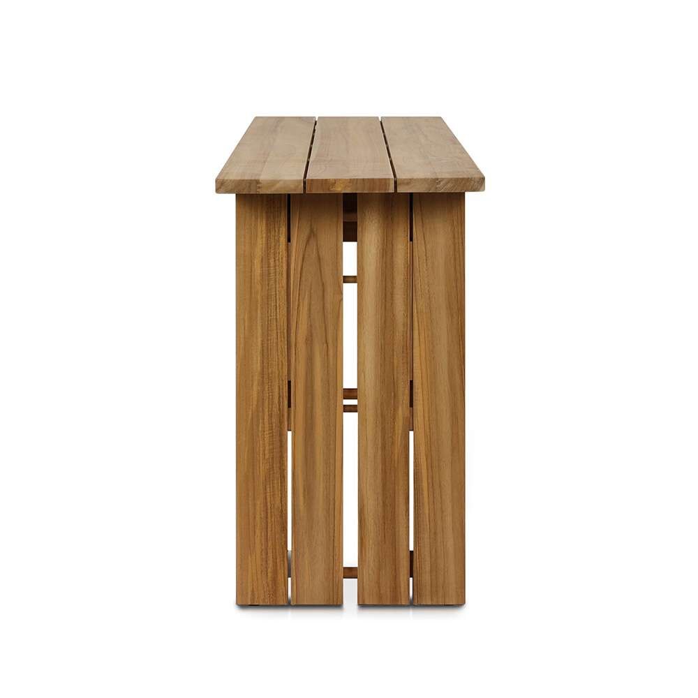 Four Hands - Duvall - Chapman Outdoor Console Table - Natural Teak - FSC - 241699-001 veiw 12