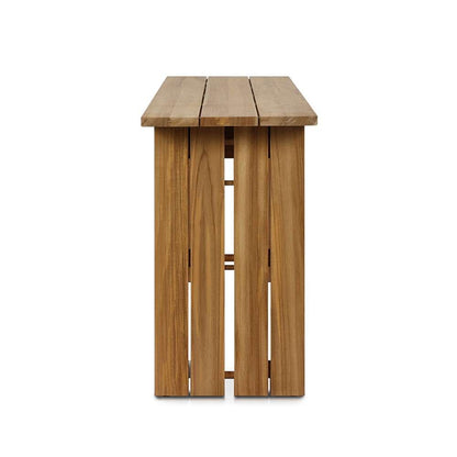 Four Hands - Duvall - Chapman Outdoor Console Table - Natural Teak - FSC - 241699-001 veiw 12