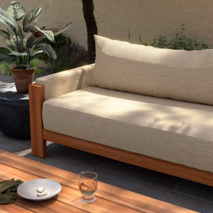 Four Hands - Duvall - Chapman Outdoor Sofa-106in-Casa Cream - 236813-003 veiw 3