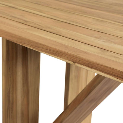Four Hands - Duvall - Enders Outdoor Dining Table - Natural - Fsc - 239143-001 veiw 5