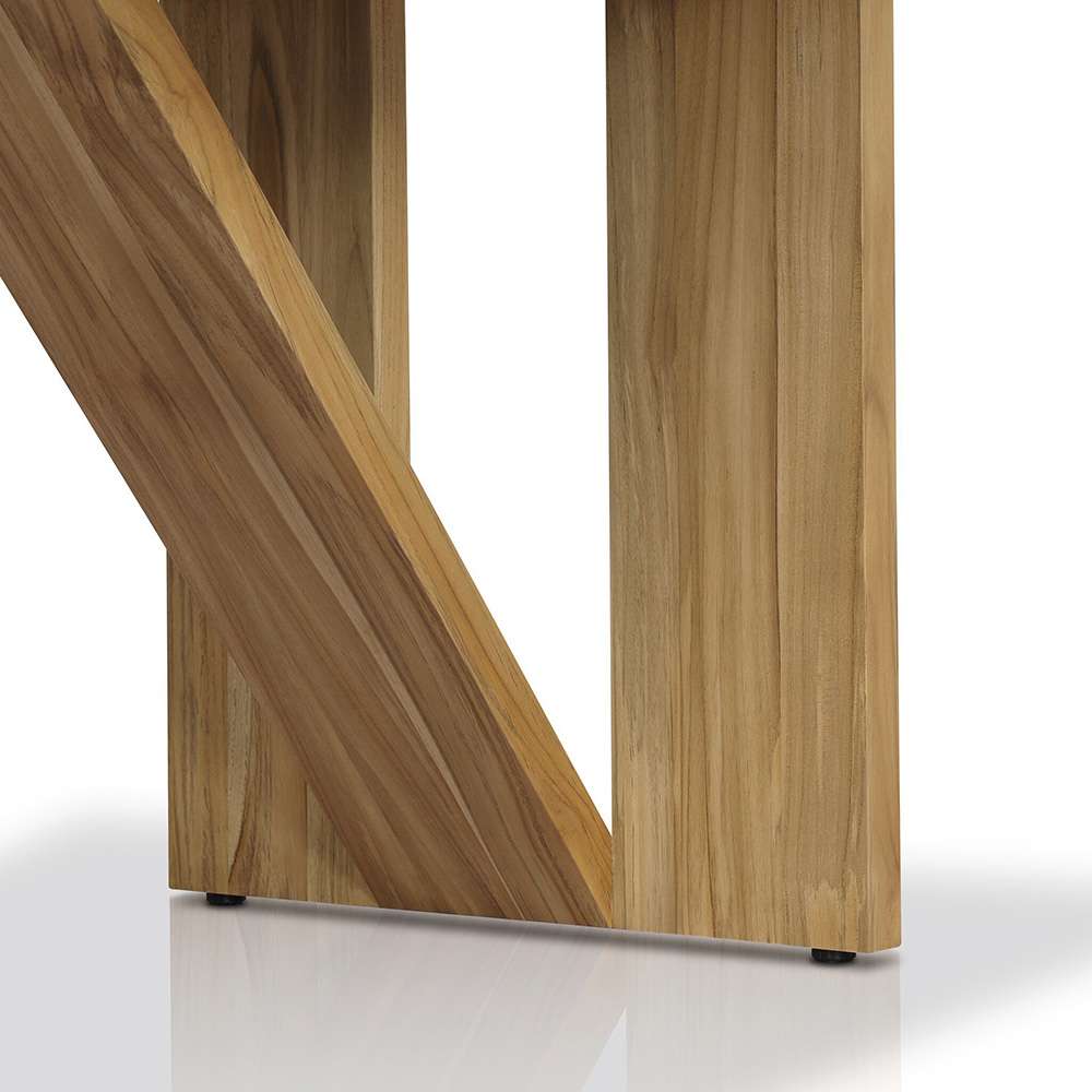 Four Hands - Duvall - Enders Outdoor Dining Table - Natural - Fsc - 239143-001 veiw 7