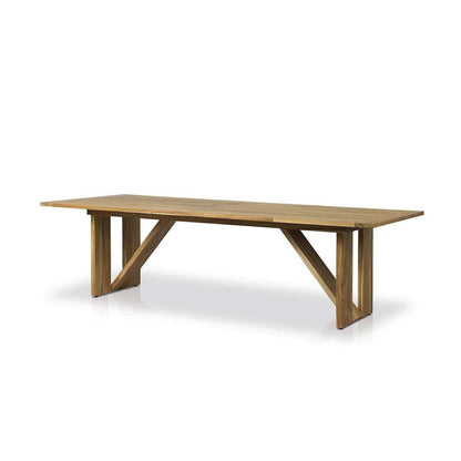 Four Hands - Duvall - Enders Outdoor Dining Table - Natural - Fsc - 239143-001 veiw 11