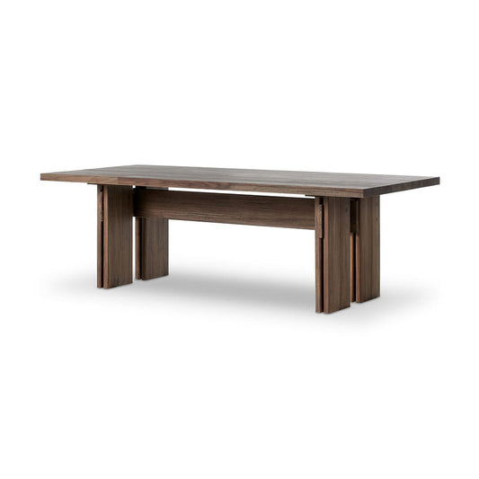 Four Hands - Duvall - Railay Outdoor Dining Table 96" - Stained Toasted Brown-FSC - 240965-001_CLOSEOUT view 1