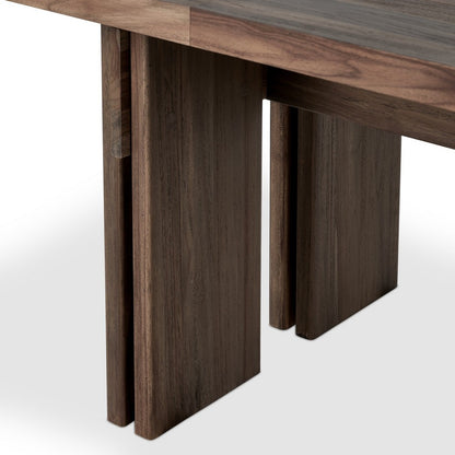 Four Hands - Duvall - Railay Outdoor Dining Table 96" - Stained Toasted Brown-FSC - 240965-001_CLOSEOUT view 6