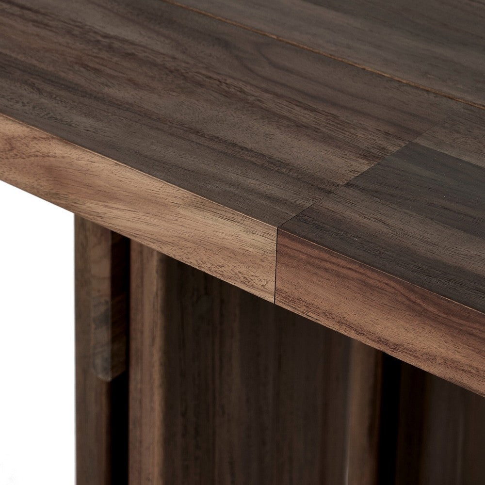 Four Hands - Duvall - Railay Outdoor Dining Table 96" - Stained Toasted Brown-FSC - 240965-001_CLOSEOUT view 9
