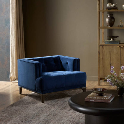 Four Hands - Dylan Chair - Sapphire Navy - 106139-006 view 4
