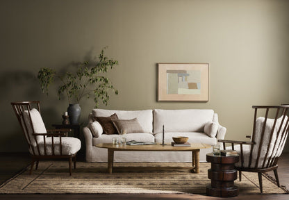 Four Hands - Earthenware by Tyler Guinn - Vertical Grain White Oak Floater - 240173-001 view 6