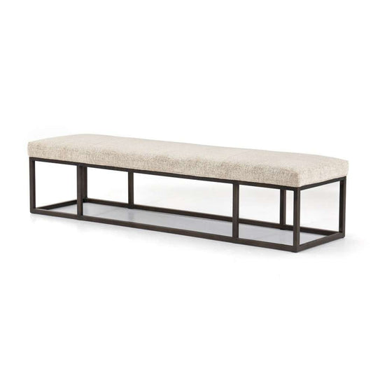Four Hands - Easton Beaumont Bench-Plushtone Linen -105993-011 veiw 1