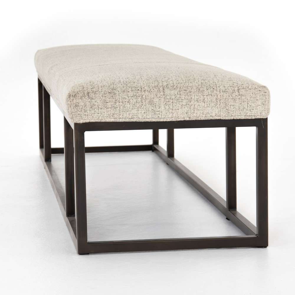 Four Hands - Easton Beaumont Bench-Plushtone Linen -105993-011 veiw 2