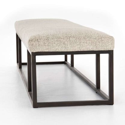 Four Hands - Easton Beaumont Bench-Plushtone Linen -105993-011 veiw 2