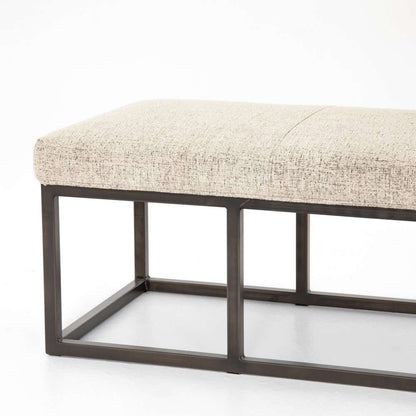 Four Hands - Easton Beaumont Bench-Plushtone Linen -105993-011 veiw 9