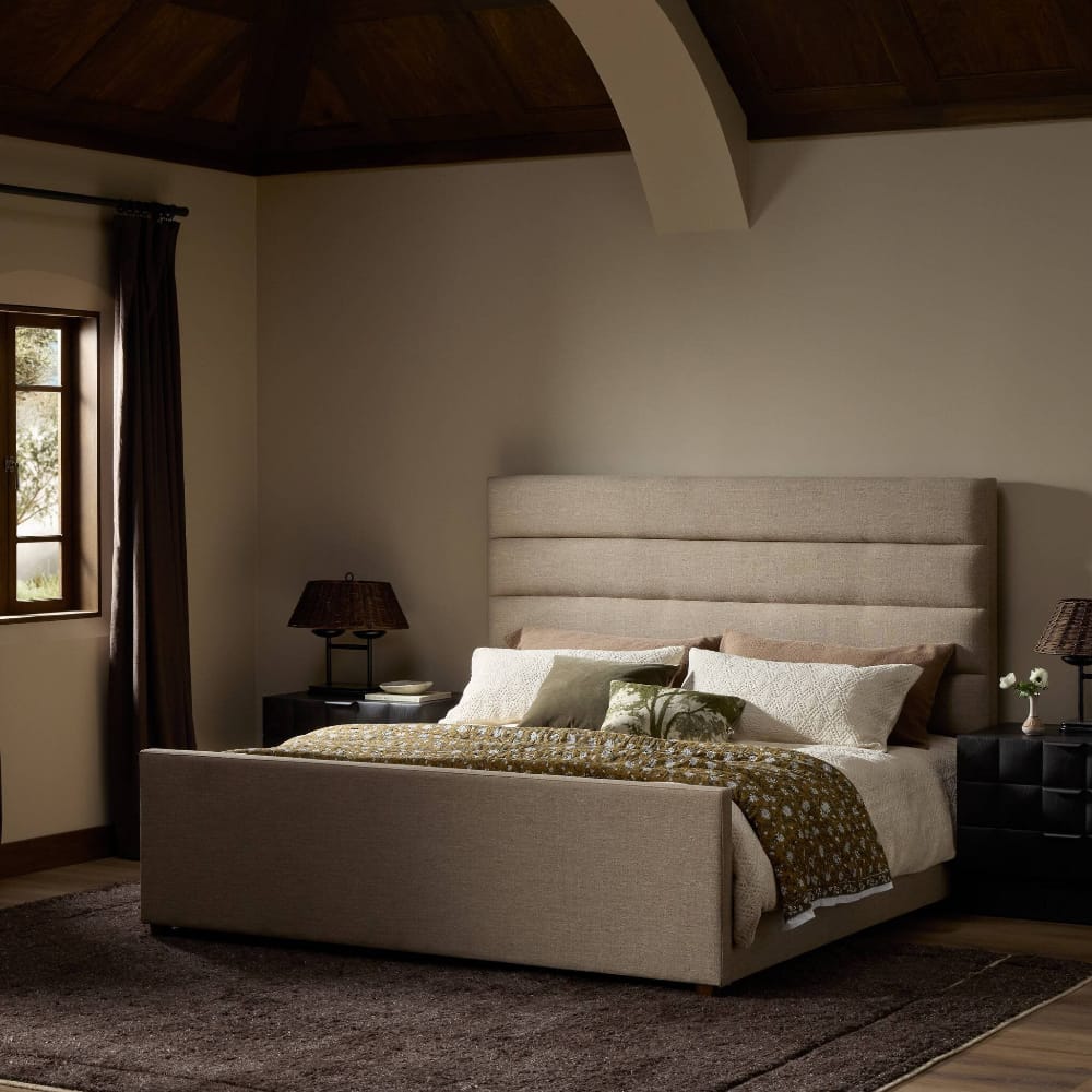 Four Hands - Easton - Daphne Bed - Alcala Taupe - Queen - 106045-204 veiw 4