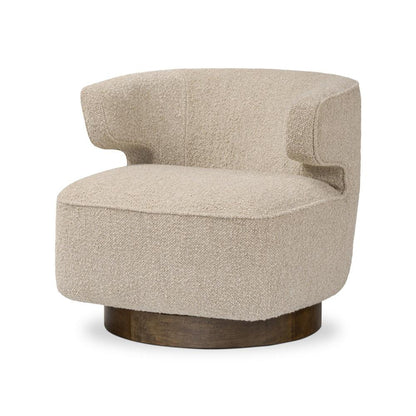 Four Hands - Easton - Dottie Swivel Chair - Berber Oatmeal - 241281-001 veiw 1