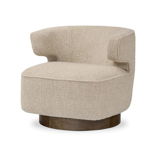 Four Hands - Easton - Dottie Swivel Chair - Berber Oatmeal - 241281-001 veiw 1