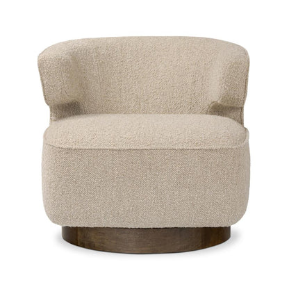 Four Hands - Easton - Dottie Swivel Chair - Berber Oatmeal - 241281-001 veiw 2