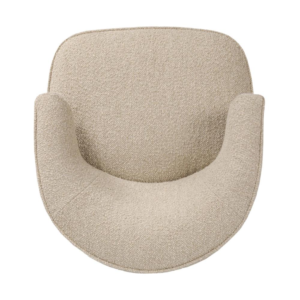 Four Hands - Easton - Dottie Swivel Chair - Berber Oatmeal - 241281-001 veiw 4