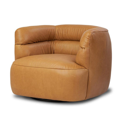 Four Hands - Easton - Gerrie Swivel Chair - Brickhouse Butterscotch - 233227-001 veiw 1