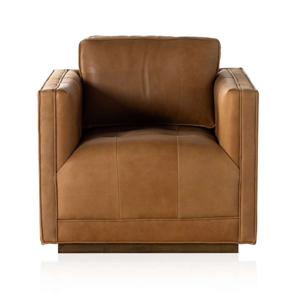 Four Hands - Easton - Kiera Swivel Chair - Palermo Cognac - 106065-014 veiw 1