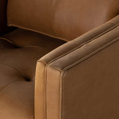 Four Hands - Easton - Kiera Swivel Chair - Palermo Cognac - 106065-014 veiw 5