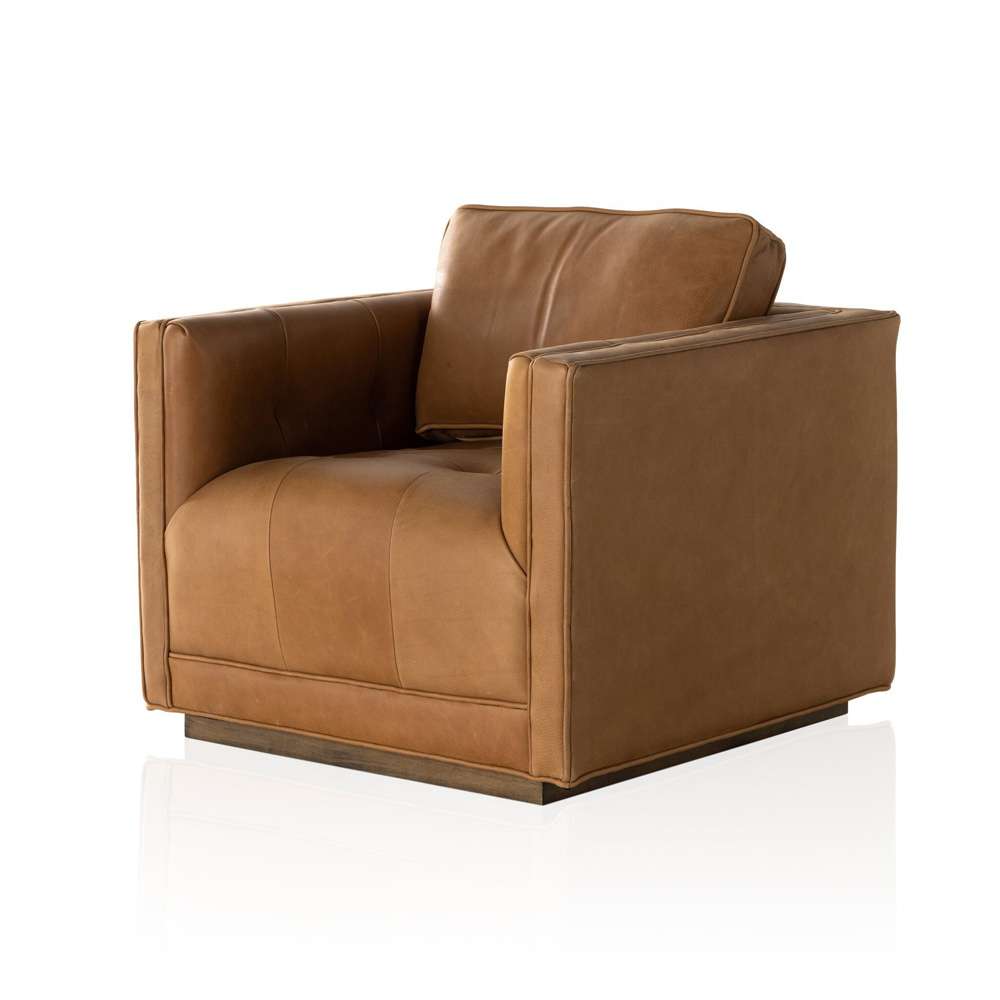 Four Hands - Easton - Kiera Swivel Chair - Palermo Cognac - 106065-014 veiw 11