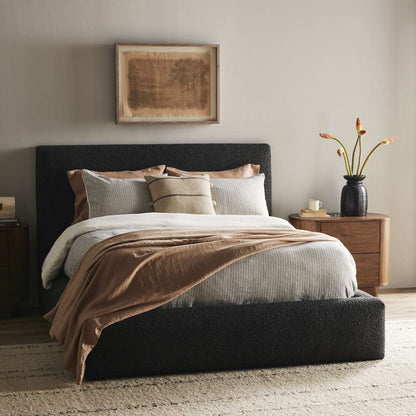 Four Hands - Easton - Quincy Bed-Lisbon Charcoal-Queen - 235838-001 veiw 6