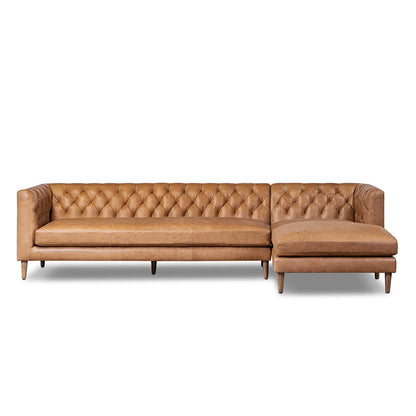 Four Hands - Easton - Thurston 2-Piece Sectional - Cascara Cognac - 247194-001_CLOSEOUT view 2