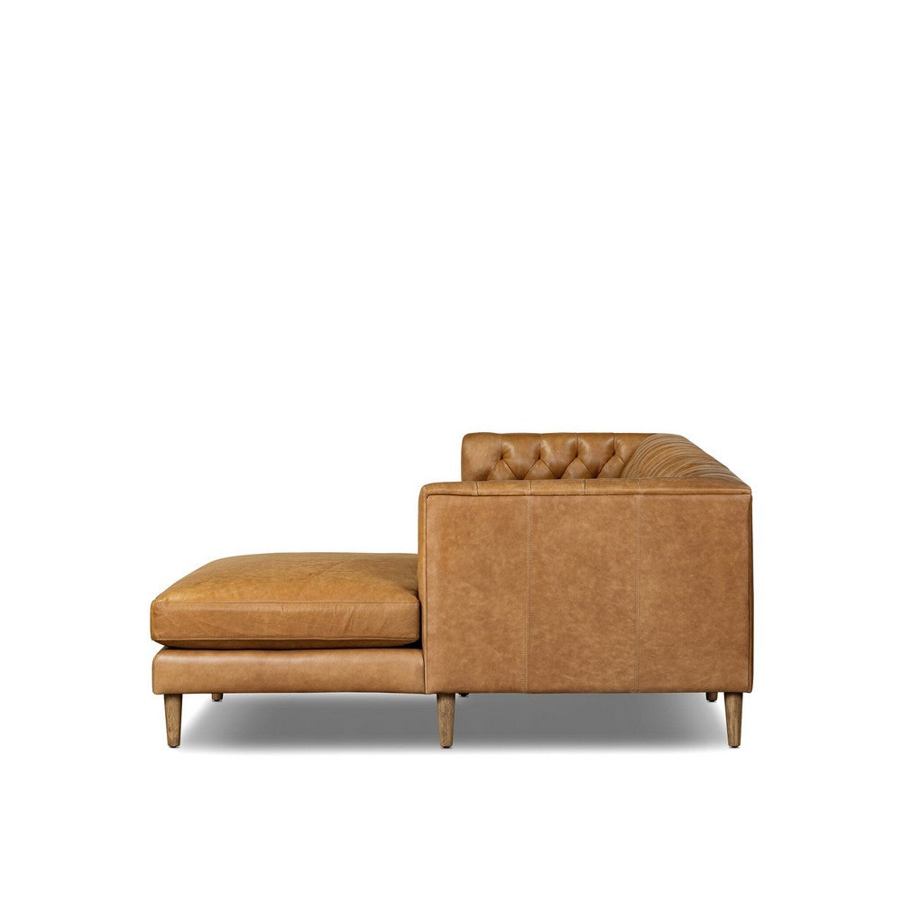 Four Hands - Easton - Thurston 2-Piece Sectional - Cascara Cognac - 247194-001_CLOSEOUT view 3