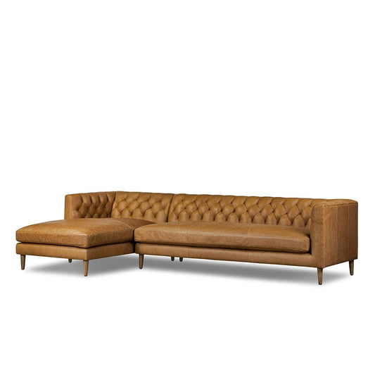 Four Hands - Easton - Thurston 2-Piece Sectional - Cascara Cognac - 248666-001_CLOSEOUT view 1