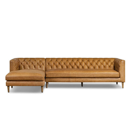 Four Hands - Easton - Thurston 2-Piece Sectional - Cascara Cognac - 248666-001_CLOSEOUT view 2