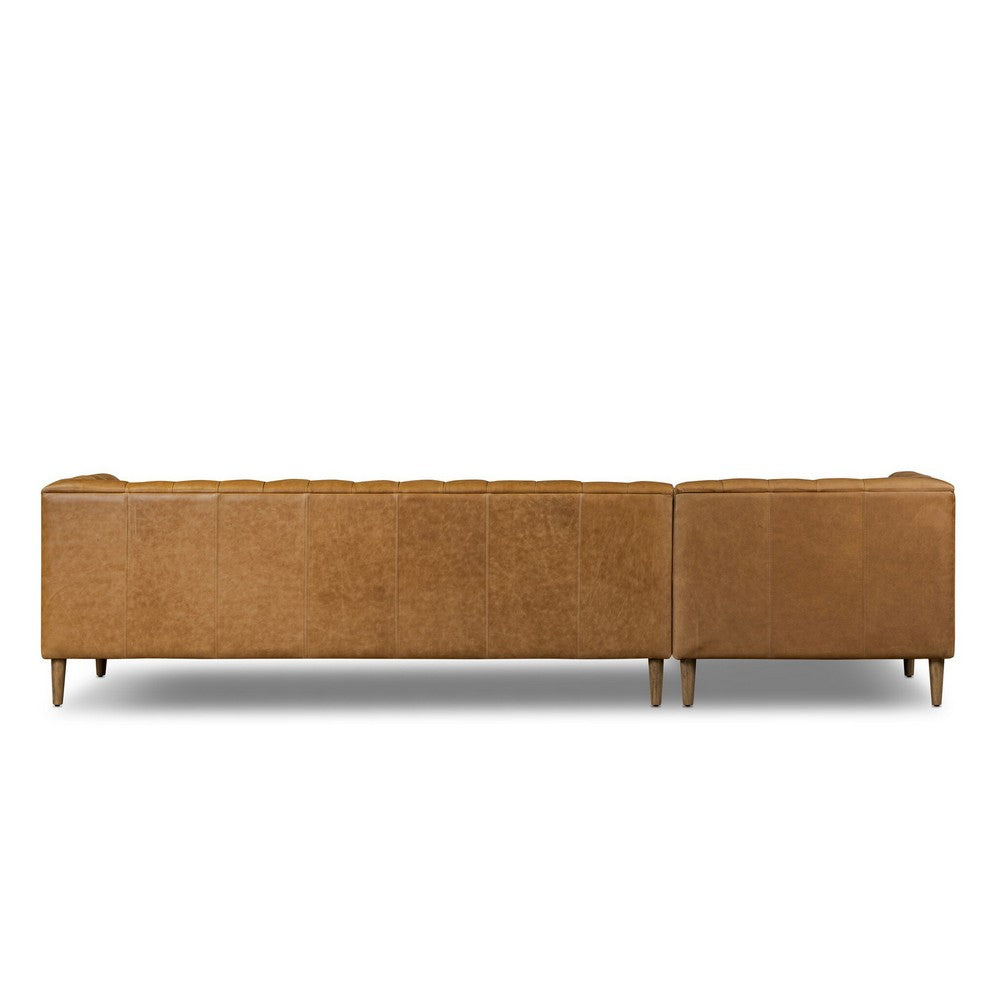 Four Hands - Easton - Thurston 2-Piece Sectional - Cascara Cognac - 248666-001_CLOSEOUT view 4