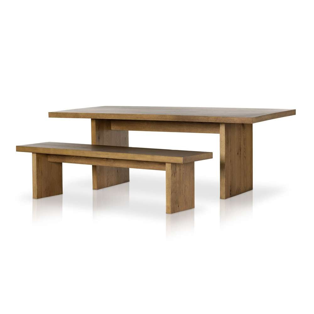 Four Hands - Eaton Dining Table - Amber Oak Resin - 228017-003 veiw 4