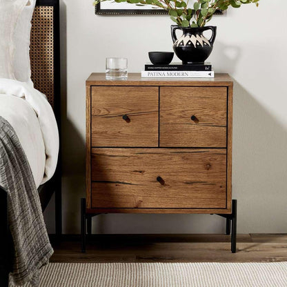Four Hands - Eaton Nightstand - Amber Oak Resin - 109286-002 veiw 5