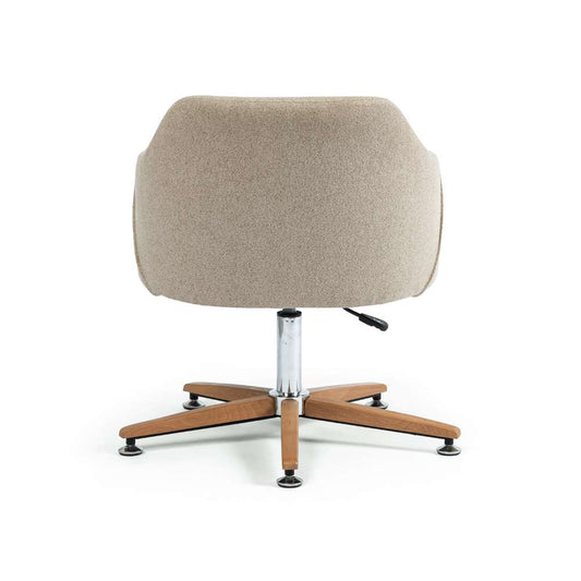 Four Hands - Edna Desk Chair - Fedora Oatmeal - CASH-21126-079P veiw 2