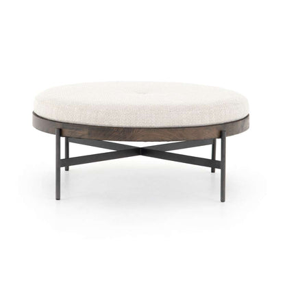 Four Hands - Edwyn Large Ottoman - Gibson Wheat - 224315-001 veiw 3