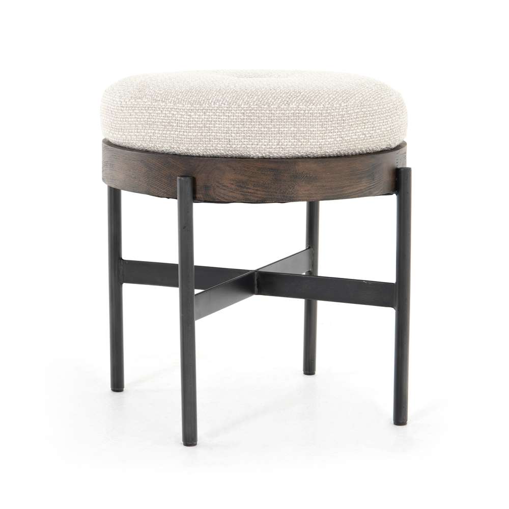 Four Hands - Edwyn Small Ottoman - Gibson Wheat - 224314-001 veiw 1