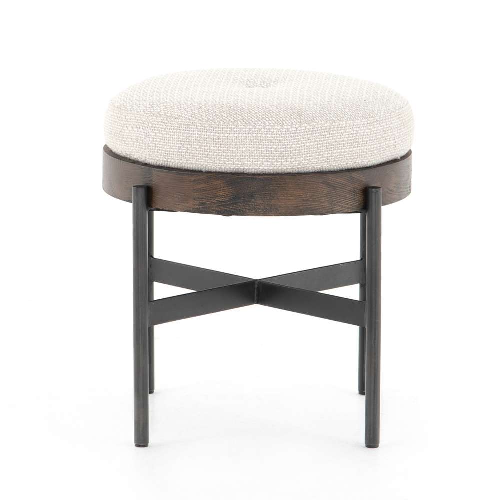 Four Hands - Edwyn Small Ottoman - Gibson Wheat - 224314-001 veiw 3