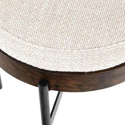 Four Hands - Edwyn Small Ottoman - Gibson Wheat - 224314-001 veiw 4